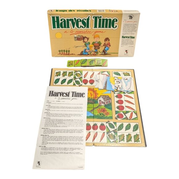 HARVEST TIME 1986 BOARD GAME Jim Deacove PLAYTOY INDUSTRIES Missing Colored Dice - Picture 2 of 9